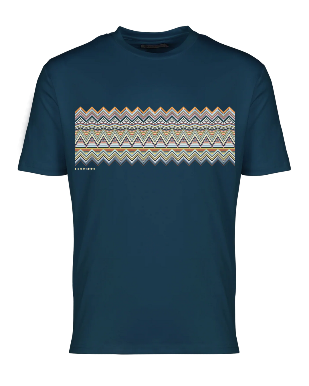 Moda Bandidos Multi Zig T-Shirt - Midnight Blue